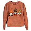 Suéter de cuello redondo para hombre y mujer de Halloween, suéter de punto para hombre con estampado digital 3D, suéter multicolor para vacaciones, top de calabaza para hombre
