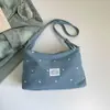 Primavera 2026 Nuevo Estilo Coreano Nicho Bolso de Hombro de Lunares Bolso para Mujer Bolso de Lona de Gran Capacidad Bolso Tote Bolso Cruzado