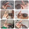 Gafas que Cambian de Color para Mujer, Monturas Grandes de Moda, Alto Valor Estético, Fotocromáticas, Anti-Luz Azul, Se Pueden Adaptar con Lentes Graduados