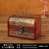Caja de madera retro china de 8cm caja de embalaje de joyería retro caja de madera antigua clásica china caja pequeña al por mayor
