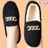 Zapatos mocasines de mujer zapatos de felpa de otoño e invierno para mujer zapatos cálidos con forro polar zapatos cálidos dos zapatos de algodón zapatos de plataforma zapatos casuales para mujer