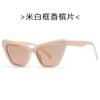 Nuevas gafas de sol de ojo de gato personalizadas 9170, gafas de sol para mujer que combinan con todo, gafas de sol sencillas transfronterizas, para tiro callejero europeo y americano