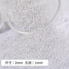 Cuentas Fantasma Dye Core de 2 mm Hecho a Mano DIY Pulsera de Cuentas Collar Material de Accesorios para Pulsera de Cuentas Collar