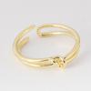 Colección 37 Anillo Femenino Diseño Nicho Moda Personalizado Lujo Ligero Alta Gama Estilo Cool Anillo para Dedo Índice Brazalete Abierto