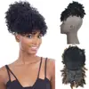 Pelucas Europeas y Americanas al por Mayor de Fábrica para Mujeres, Nuevas Extensiones de Cabello Europeas y Americanas Esponjosas y Voluminosas con Flequillo, Extensiones de Cabello Afro Pequeño Rizado