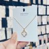 Quatro folhas trevo colar feminino estilo coreano moda simples grama da sorte zircão pingente clavícula cadeia verão pequenas joias frescas da celebridade da internet