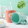 Taza para Lavar Hogar Dormitorio Estudiante Taza con Cepillo Niños Baño Simple Creativo Pareja Set de Tazas para Enjuague Bucal Niños