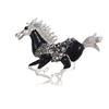 Estándar europeo aleación de zinc fabricantes de accesorios de ropa suministro transfronterizo pin de gota de aceite color esmalte broche moda caballo galopante