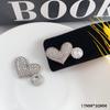 Diadema para pasador de pelo, bolsa, funda de teléfono, aleación con incrustaciones de diamantes, parche de estrella de amor y lazo, material para joyería, venta al por mayor