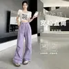 Pantalones Impermeables de Exterior Color Sólido Dopamina Verano Secado Rápido Pantalones Cargo Puños Ajustables Forma de Pera Holgados para Parejas