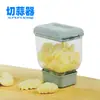 Cortador de Ajo Multifuncional para Cocina, Triturador de Ajo Transparente Visible, Gadget Doméstico Personalizado, Prensa de Ajo Multifuncional Rápida