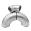 Codo Estampado y Soldado de Acero Inoxidable 304/316L Estándar 1.5D Codo de Acero Inoxidable Norma Nacional Codo Soldado a Tope de 90 Grados