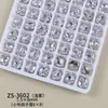 Rhinestones K9 de Alta Calidad en Forma de Huevo de Paloma Sin Base, Decoraciones Terminadas para Uñas, Brillantes Rhinestones de Lujo de Colores, Accesorios Portátiles para Uñas