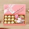 Supermercado Chocolate Popular Caixa de Presente Recheada com Leite para Meninas, Presente de Dia dos Namorados, Lanches Atacado