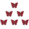 Colgante de Aleación de Mariposa Acrílica a la Moda Animal DIY Accesorios de Joyería Pulsera Collar Aretes Llavero Colgante