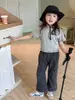 (Colección de Verano) Atuendos de Verano para Niñas Estilo Delgado Ropa Infantil Clase a Chaleco Pantalones Tops Faldas para Bebé Niña