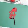 Decoração de Bolo de Natal Estilo Ins Transfronteiriço Feliz Natal Decoração de Bolo Acrílica de Natal Inserção para Bolo de Natal