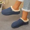 Zapatos Birkenstock Peludos de Otoño/Invierno Europeos y Americanos Transfronterizos de un Solo Paso para Mujer 2026 Calentadores de Abrigo Nuevo Estilo Aumenta la Altura Plus Venta al por Mayor Tallas Grandes