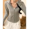 Ropa con Capucha Amarilla Goose para Protección Solar de Mujer Verano 2026 Nueva Ropa con Protección Solar Anti-UV Corte Delgado Chaqueta Cárdigan de Seda Helada