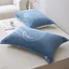 Un Par de Fundas de Almohada de Felpa de Algodón para Hombres, Anti-Grasa de Cabeza, Gasa de Algodón Puro, Fundas de Almohada Antiguas, Fundas de Almohada Antideslizantes y que no se caen