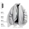 Trajes de vuelo para hombre y mujer, Chaquetas de piloto con cuello de béisbol bordado, Ropa de trabajo, Abrigos de color liso, Logo personalizado, Ropa de trabajo de invierno