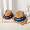 Chapéu Pai-filho 2021 Chapéu de Sol de Verão Masculino Chapéu Fedora de Sol para Homens de Meia-idade Chapéu de Sol Chapéu de Palha Infantil Chapéu Legal