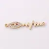 Accesorios de aleación europeos y americanos 2019 moda accesorios para ojos pulsera de rayo DIY collar pendientes accesorios de joyería