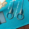Cadena colgante de cable de acero para tablero de anuncios Cadena colgante Gancho magnético Pladur Acrílico Señal Tablero KT Señal de estacionamiento Cuerda colgante para pancarta