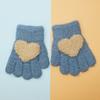 Guantes de invierno para bebés de 2 a 3 años, 1 par de guantes cálidos y bonitos de cinco dedos para bebés, para niños y niñas, de invierno, al por mayor.