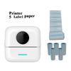 Venta al por mayor transfronteriza Impresora fotográfica térmica portátil de bolsillo para estudiantes Mini impresora térmica a prueba de errores con papel térmico