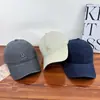 Gorra de Béisbol Bordada de Algodón Lavado Estilo Coreano para Mujer, Sombrero de Sol Versátil de Moda para Primavera y Otoño con Ala Ancha, Gorra de Béisbol para Adelgazar el Rostro para Hombre
