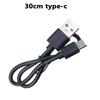 Cabo de dados V8 compatível com carregamento rápido USB tipo C para celulares Android, fones de ouvido Bluetooth 2A e umidificadores. Cabo de carregamento em cobre puro.