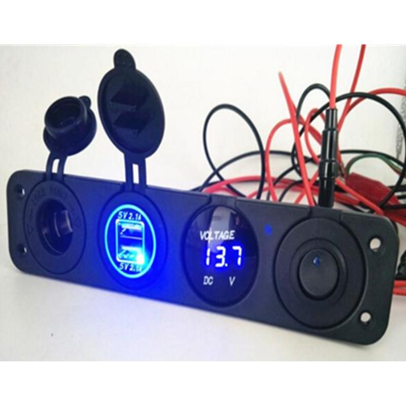 厂家 汽车房车游艇改装双USB4.2A手机充电器 5V 4.2A 升级款