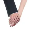 Anillo de Hielo Triturado Tendencia en Tiktok Anillos de Pareja Ajustables de Plata Pura 999 Banda Lisa de Lujo Ligero Anillo Abierto Regalo