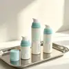 Fabricante directo de frascos de vacío de 30 ml, 50 ml, 75 ml, frascos dispensadores de loción, crema facial de PP, protector solar, materiales de empaque personalizados para cuidado de la piel