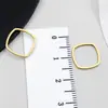 Pequeño Colgante de Estrella de Cinco Puntas Hueca Geométrica de Acero Inoxidable Dorado Electrochapado al Vacío Accesorios para Joyería de Collar DIY
