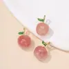 Pingente Contas Espaçadoras de Ágata Raposa Maçã Fonte de Sal, Flor de Pessegueiro Ruyi Contas Espaçadoras de Jade Pulseira DIY Acessórios de Joias Venda por Atacado