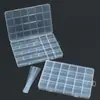 Caja de plástico desmontable y fija de 24 compartimentos para guardar tornillos y piezas de ferretería, caja de almacenamiento de escritorio para cuentas, joyería y equipo de pesca