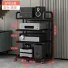 Rack Amplificador Estilo Guarda-corpo Suporte para Amplificador Válvulado Suporte Lateral para Caixa de Som na Sala de Estar Gabinete para CD Player Vinil Rack de Armazenamento