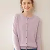 Cárdigan de Cachemir de Punto Trenzado Color Sólido Vintage para Mujer Elegante para Viajes Capa Simple Versátil Abrigo
