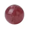 Cristal de Fresa Rojo Natural Pulsera de Cuentas Hecha a Mano DIY Accesorios de Joyería Colgante Cuentas Redondas Semiacabadas Cuentas Sueltas Venta al por Mayor