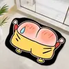 Alfombrilla de Baño de Barro Diatómico de Dibujos Animados Absorción de Agua Secado Rápido Antideslizante Resistente a la Suciedad Fácil de Limpiar Alfombrilla para Pie de Puerta de Inodoro Venta al por Mayor