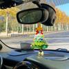 Colgante de árbol de Navidad ~ campana terminada tejida a crochet de lana Decoraciones navideñas regalo creativo de vacaciones bolsa colgante para coche colgante