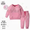 Sudadera de Otoño Nueva de Cuello Redondo Transfronteriza Material Ropa para Bebés y Niños Traje de Dos Piezas Traje Deportivo Casual [Mayoreo]