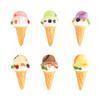 Série de sorvete crocante sorvete miniatura comida brincar novo creme diy acessórios cocar material saco atacado