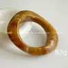 Pulsera Acrílica Exagerada de Resina con Patrón Riche Grande Forma de Pulsera Francesa Ancha Cuadrada Distintiva Transfronteriza