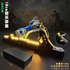 Merchandising del Juego Peace Elite Cuchillo Luminoso Surnan de 17 cm Soporte Modelo de Metal Artesanía