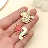 50 Sobres de Cartas Serie Día de las Madres, Flores, Colgantes de Corazón, Aretes DIY, Pulseras, Paquete de Materiales para Accesorios