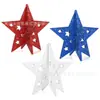 Ornamento de Mesa Mais Vendido da Amazon para o Dia da Independência de 4 de Julho Estrela de Madeira Ornamento para o Dia dos Veteranos