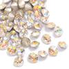 Broca de unha de vidro pontiagudo Cognac DIY cristal moldado joias de unha acessórios de vestuário strass diamante